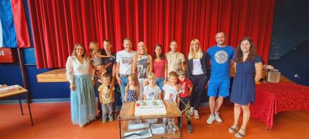 Prvi šolski dan v Dolenji Trebuši (arhiv šole)